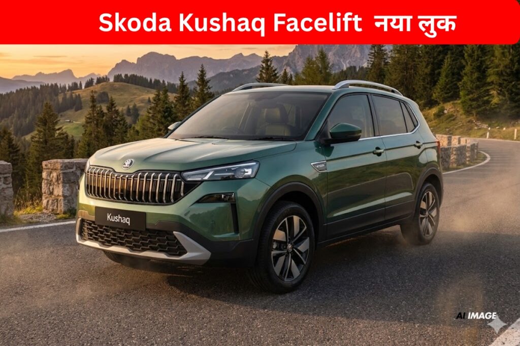 Skoda Kushaq Facelift नया लुक