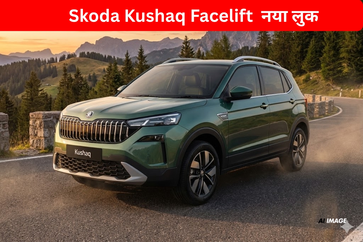 Skoda Kushaq Facelift नया लुक