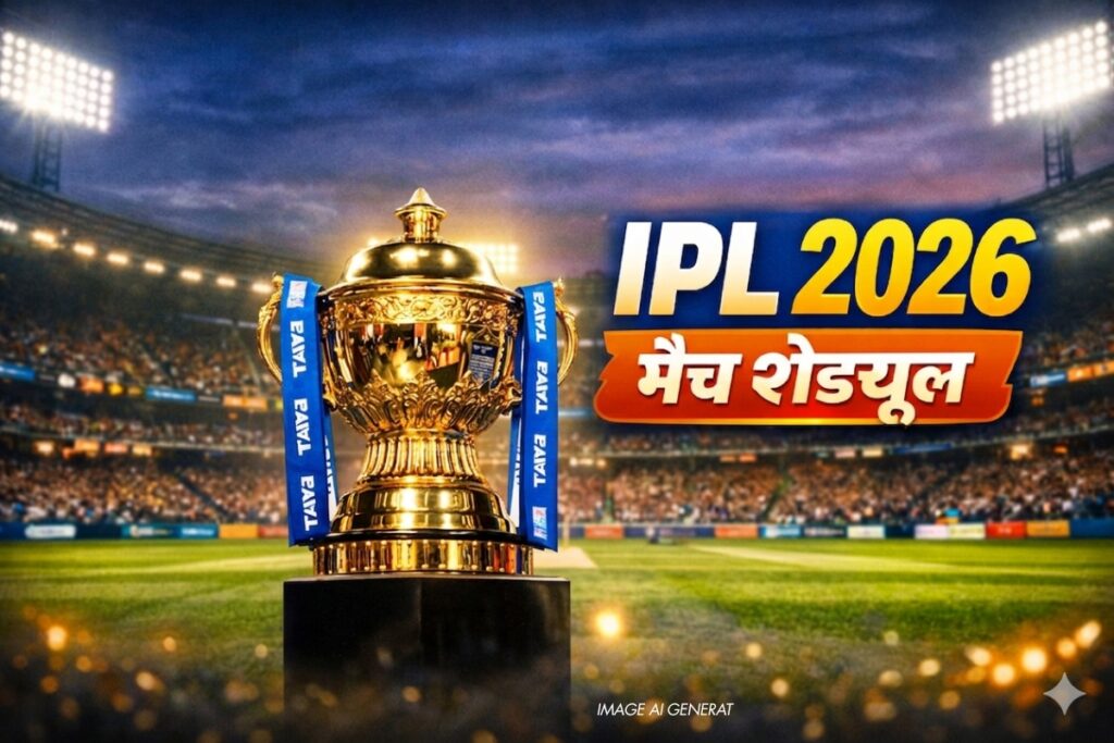 IPL 2026 Full Schedule जारी: जानें सभी मैच की तारीख, टाइम और टीम डिटेल्स