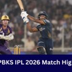 GT vs KKR Highlight: रोमांचक मैच में गुजरात टाइटंस विजयी