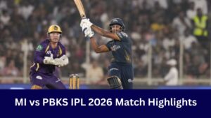 GT vs KKR Highlight: रोमांचक मैच में गुजरात टाइटंस विजयी