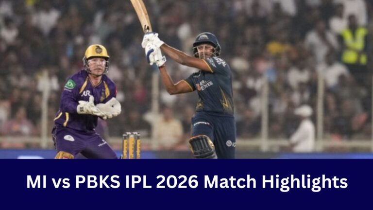 GT vs KKR Highlight: रोमांचक मैच में गुजरात टाइटंस विजयी