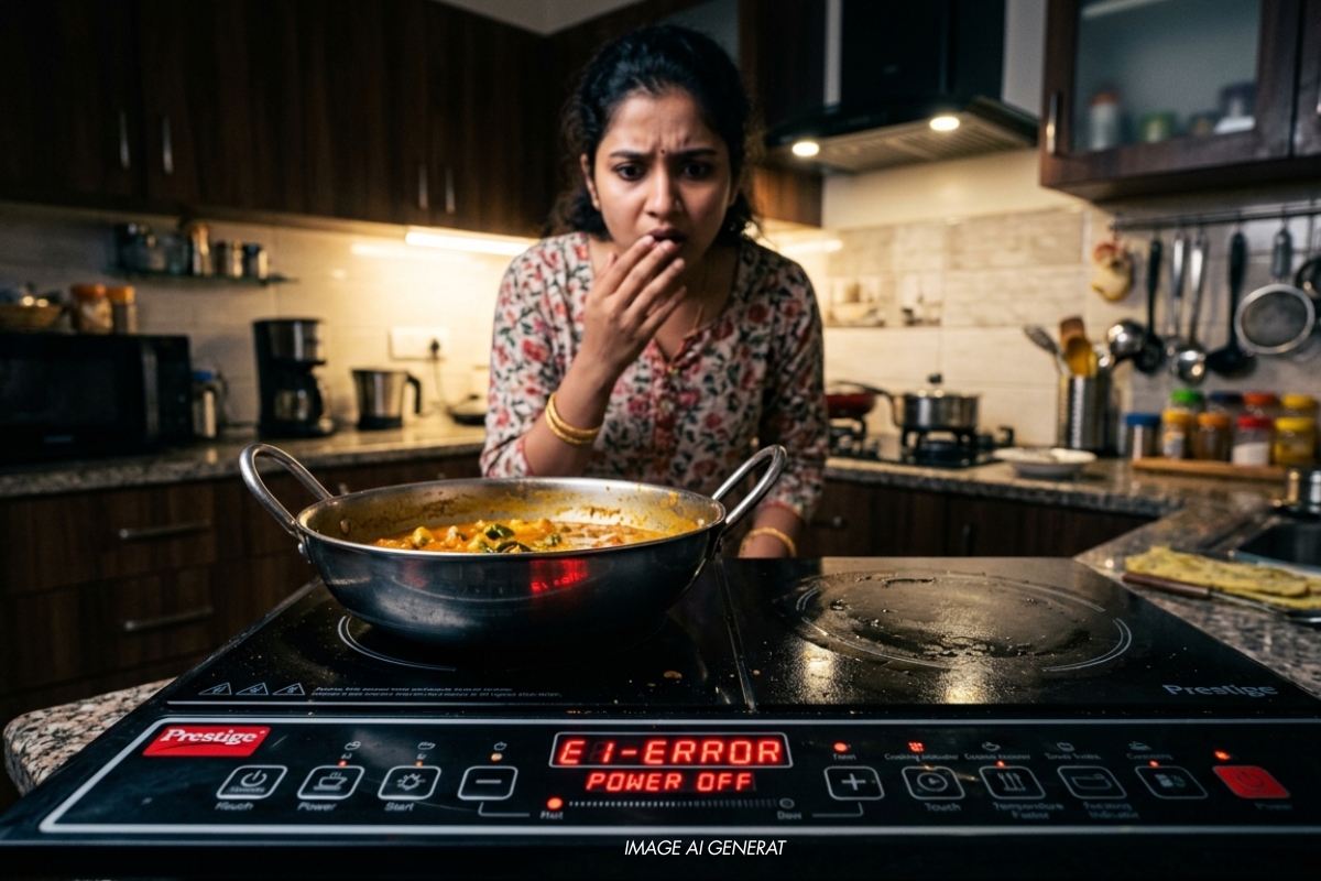 Induction Stove अपने आप बंद क्यों होता है