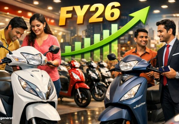 Scooter Sales FY26 in India